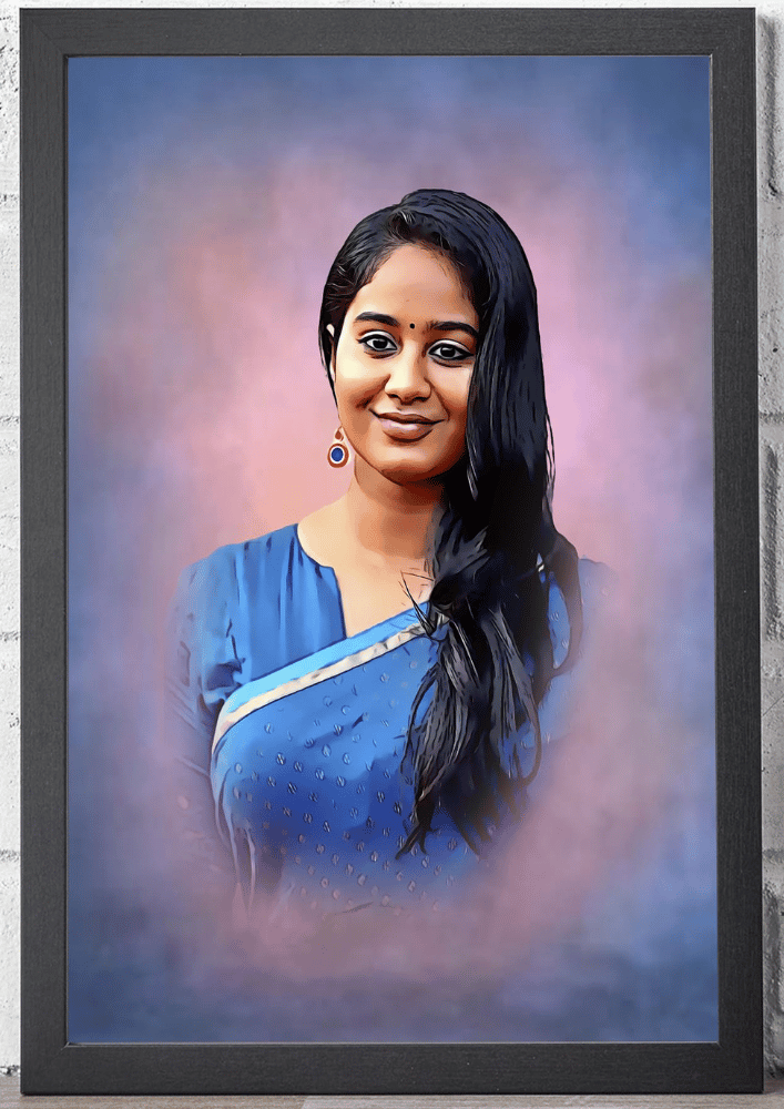 oil painting photo frame