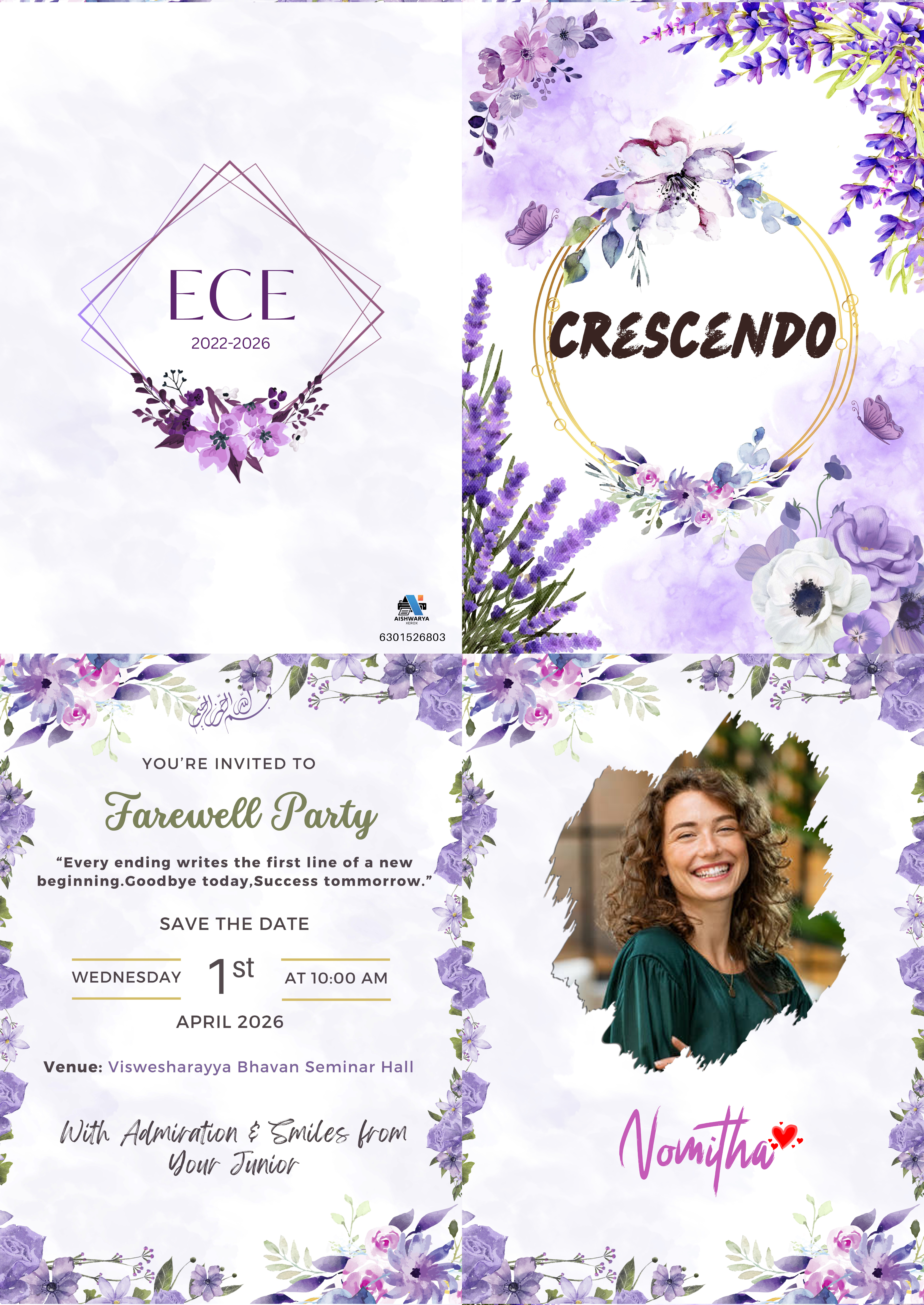 College Farewell Invitation